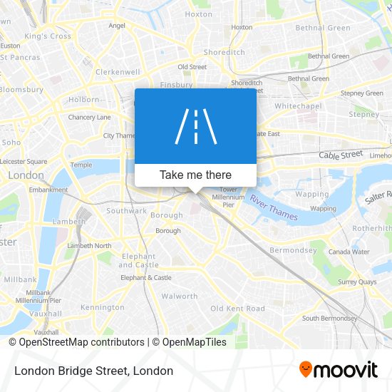 London Bridge Street map