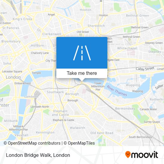 London Bridge Walk map
