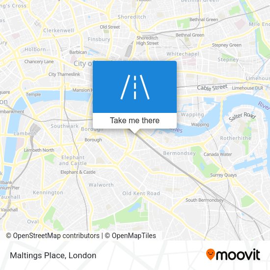 Maltings Place map