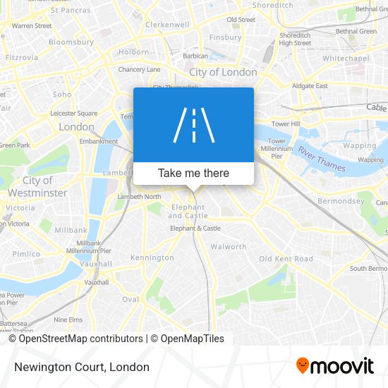 Newington Court map