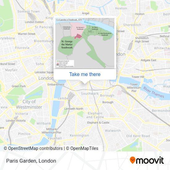 Paris Garden map