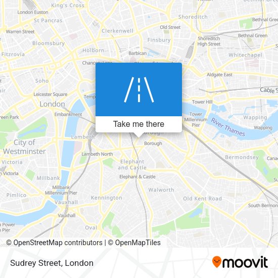 Sudrey Street map