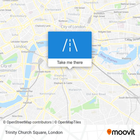 Trinity Church Square map