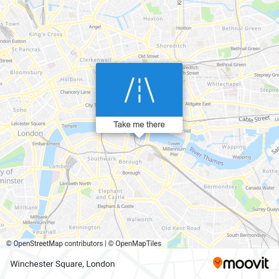 Winchester Square map
