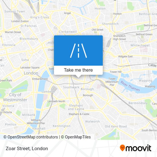 Zoar Street map