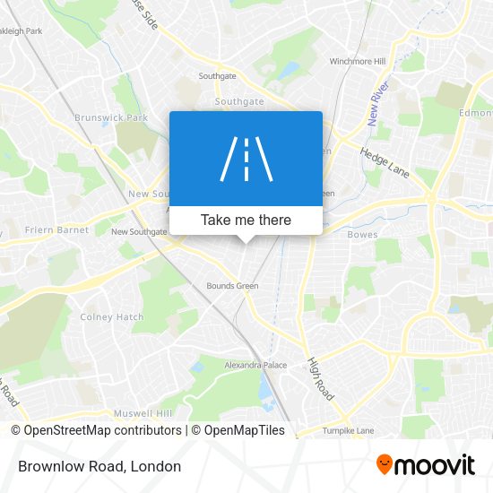Brownlow Road map