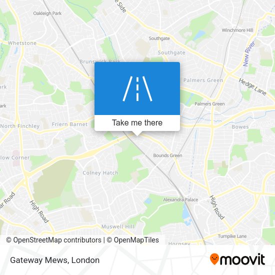 Gateway Mews map