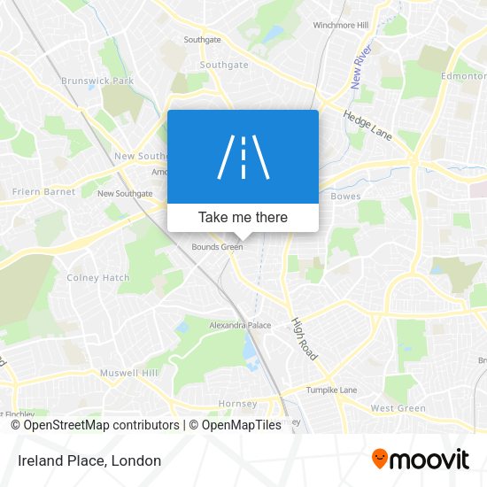 Ireland Place map