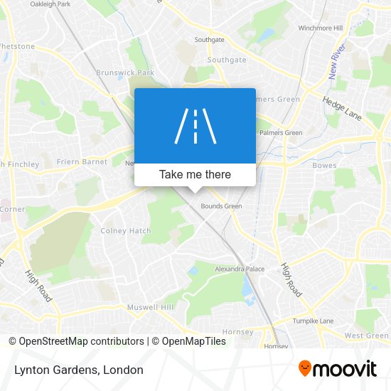 Lynton Gardens map