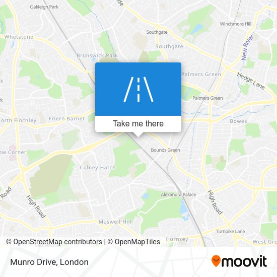 Munro Drive map