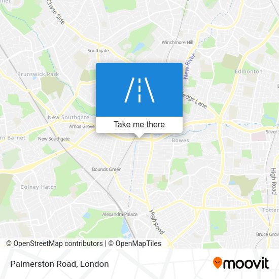 Palmerston Road map