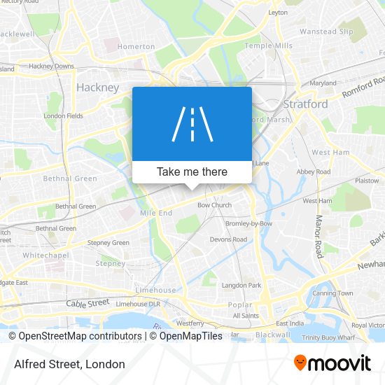 Alfred Street map