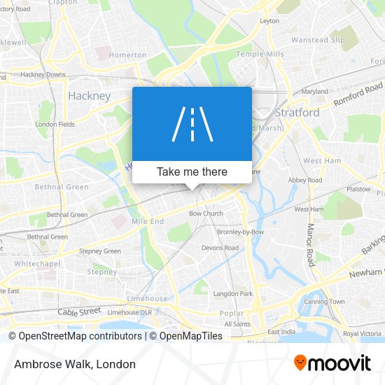 Ambrose Walk map