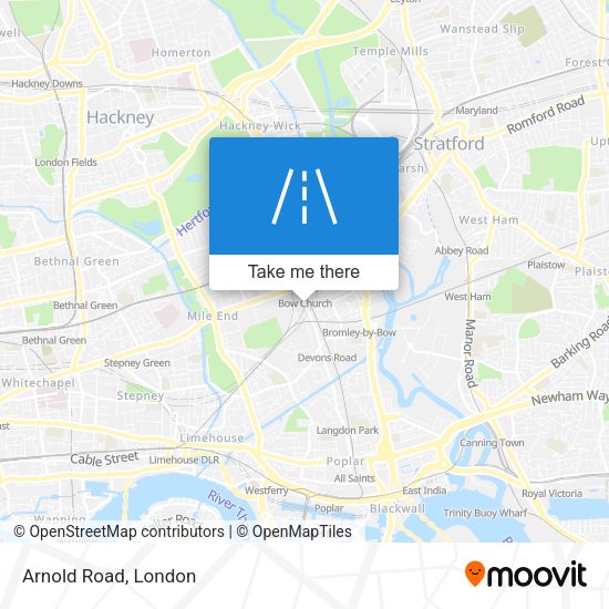 Arnold Road map
