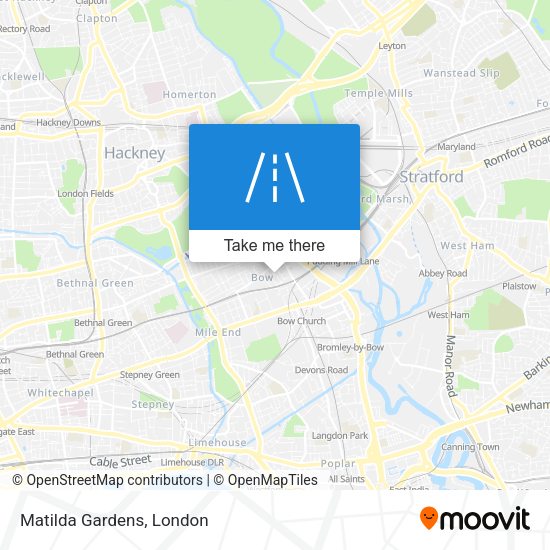 Matilda Gardens map