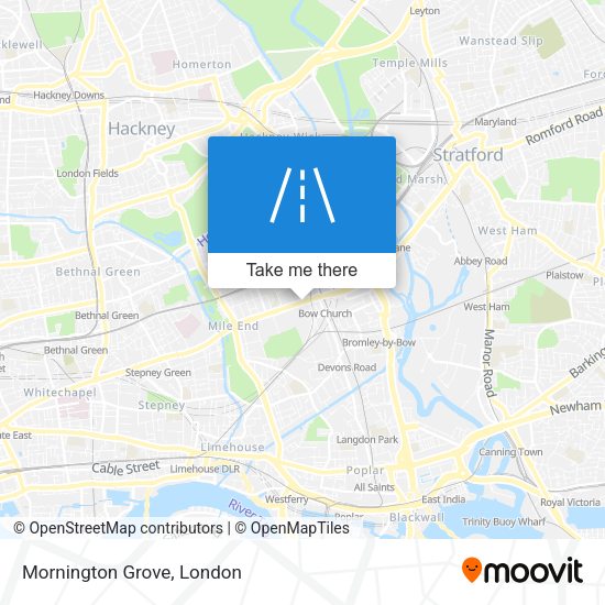 Mornington Grove map