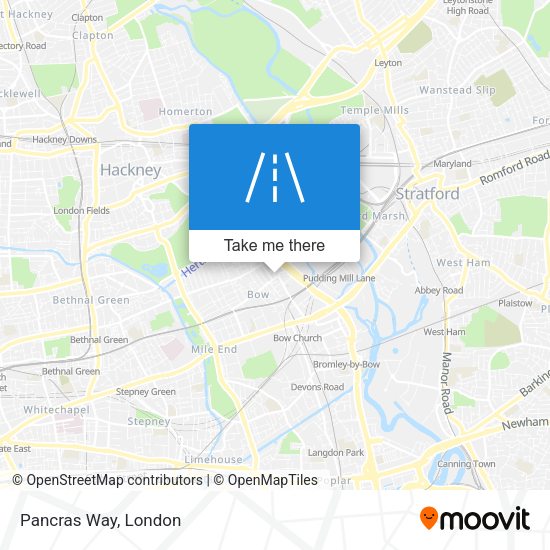 Pancras Way map