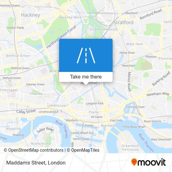 Maddams Street map