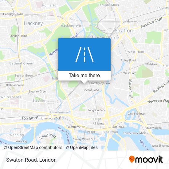 Swaton Road map