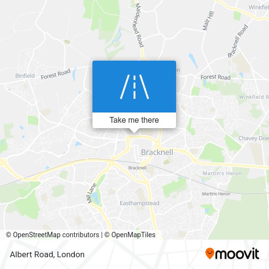 Albert Road map