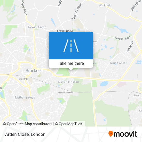 Arden Close map