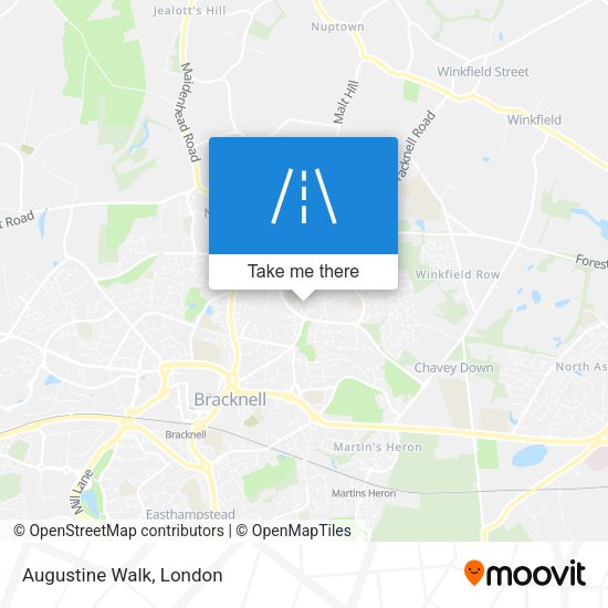 Augustine Walk map