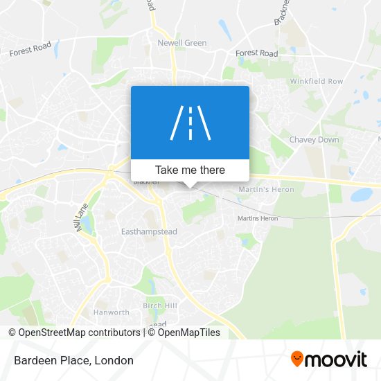 Bardeen Place map