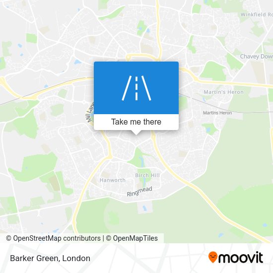 Barker Green map