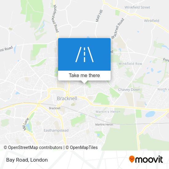 Bay Road map