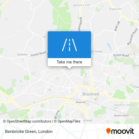 Benbricke Green map