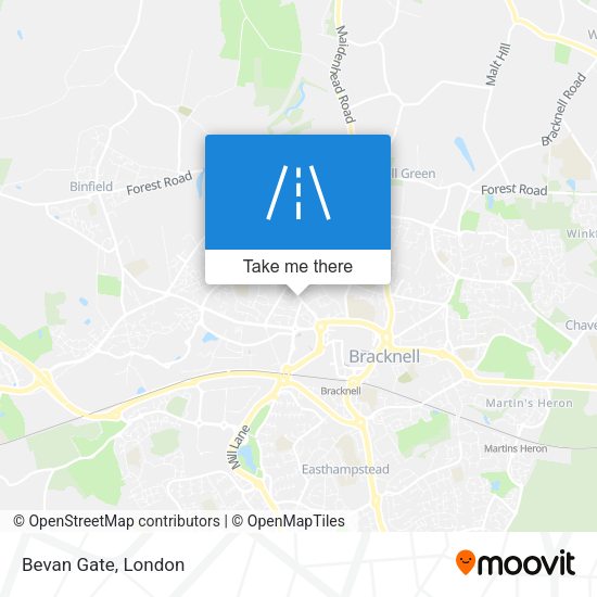 Bevan Gate map