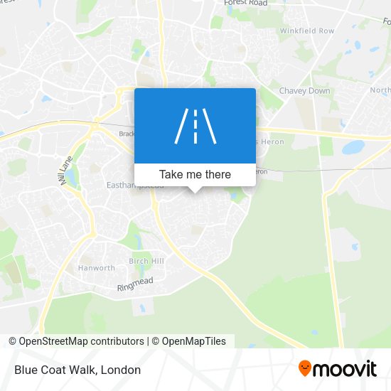 Blue Coat Walk map