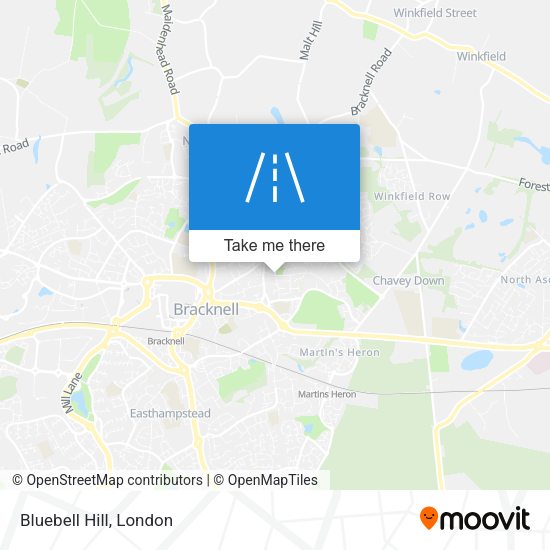 Bluebell Hill map
