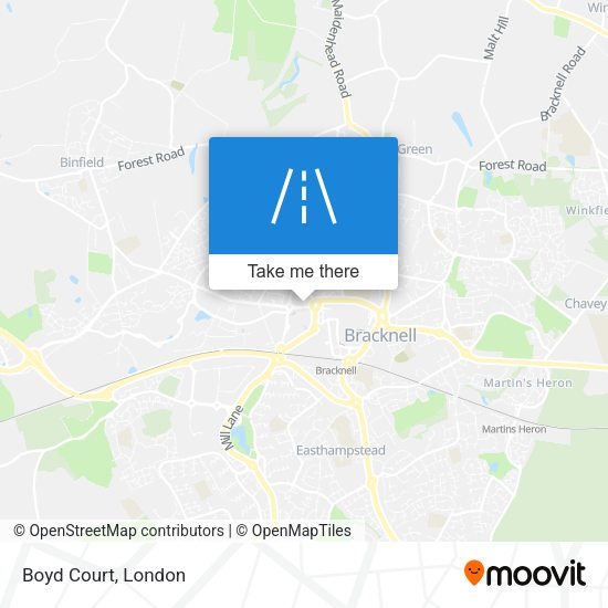 Boyd Court map