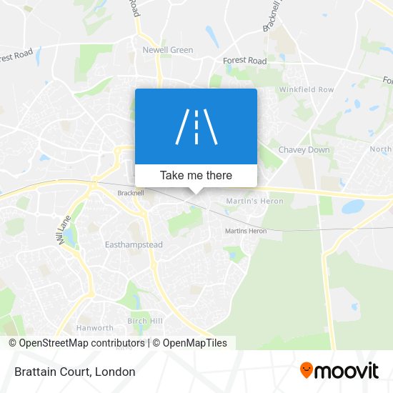 Brattain Court map