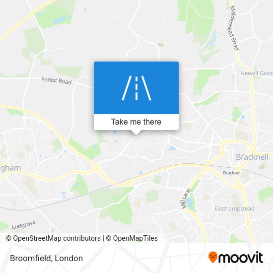 Broomfield map