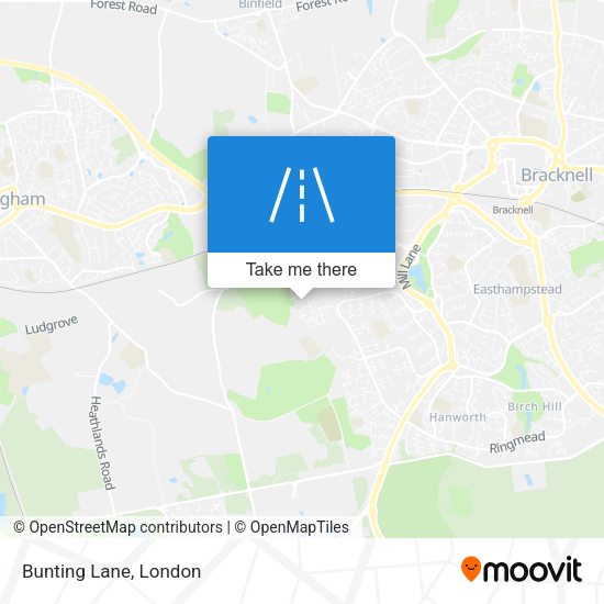 Bunting Lane map