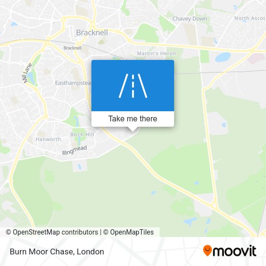 Burn Moor Chase map