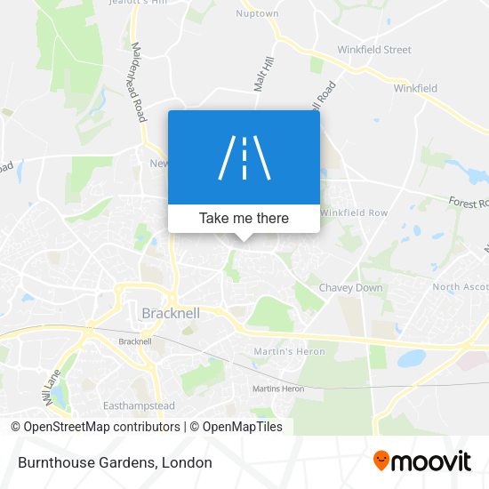 Burnthouse Gardens map