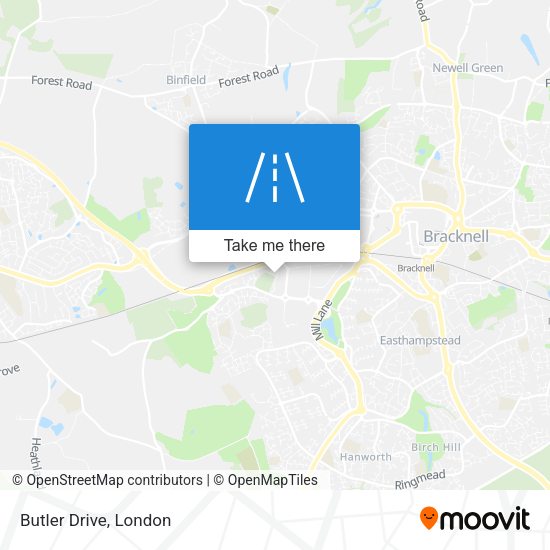 Butler Drive map
