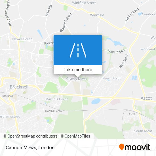 Cannon Mews map