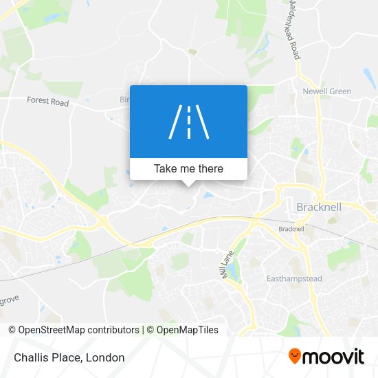 Challis Place map