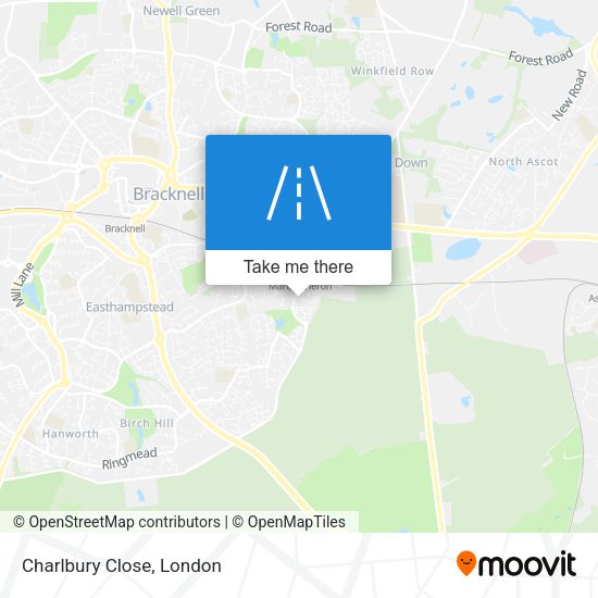 Charlbury Close map
