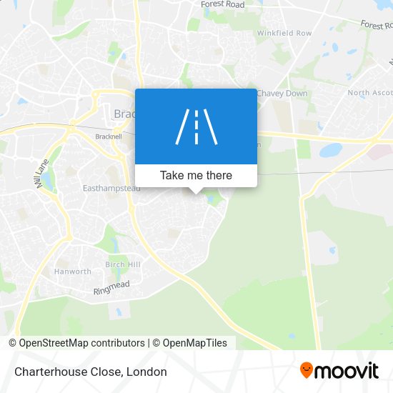 Charterhouse Close map