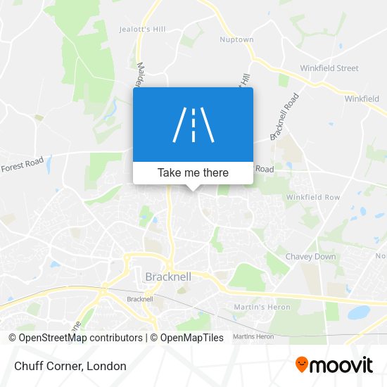 Chuff Corner map