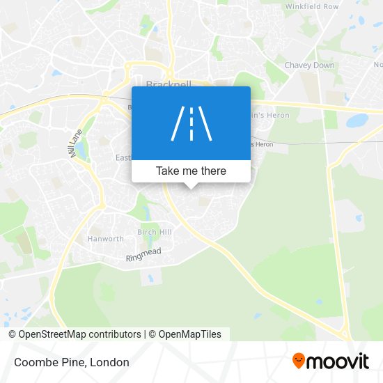 Coombe Pine map