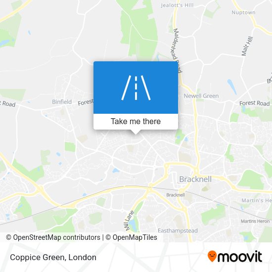 Coppice Green map