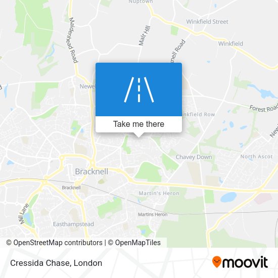 Cressida Chase map