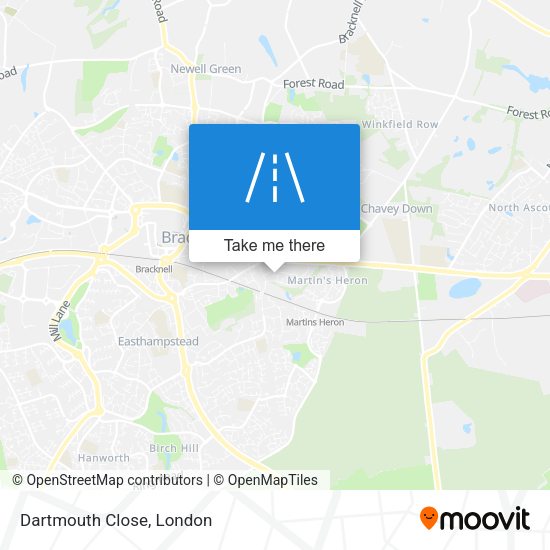 Dartmouth Close map