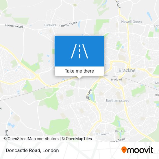 Doncastle Road map